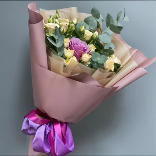 Букет Персиковое сияние